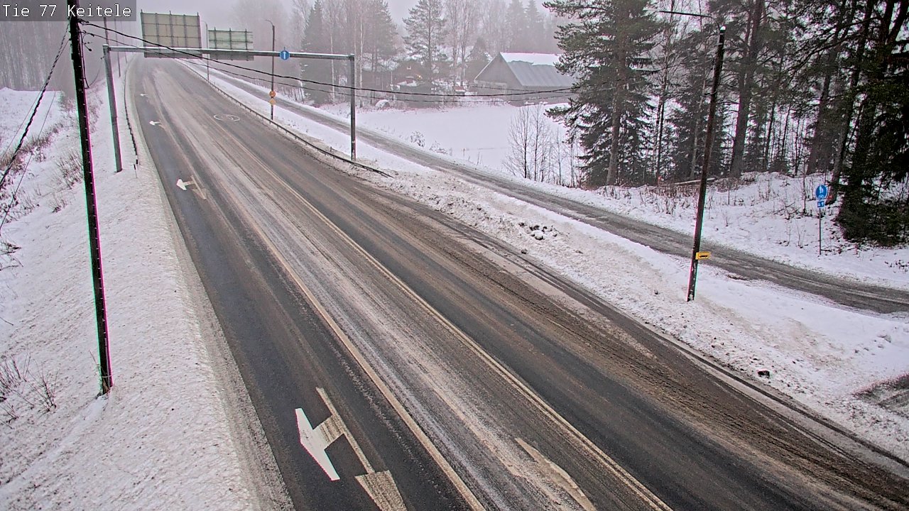 Weather Camera Image Väg 77 Keitele, Keitele, Pohjois-Savo