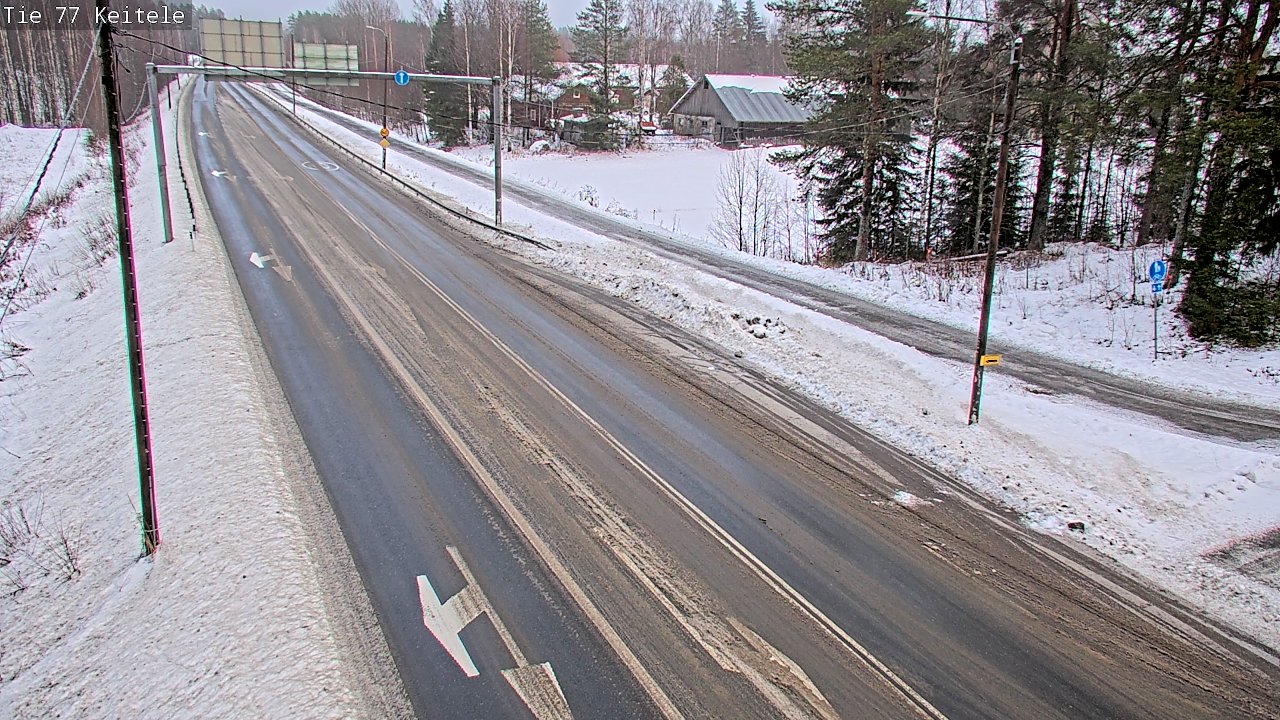 Weather Camera Image Väg 77 Keitele, Keitele, Pohjois-Savo