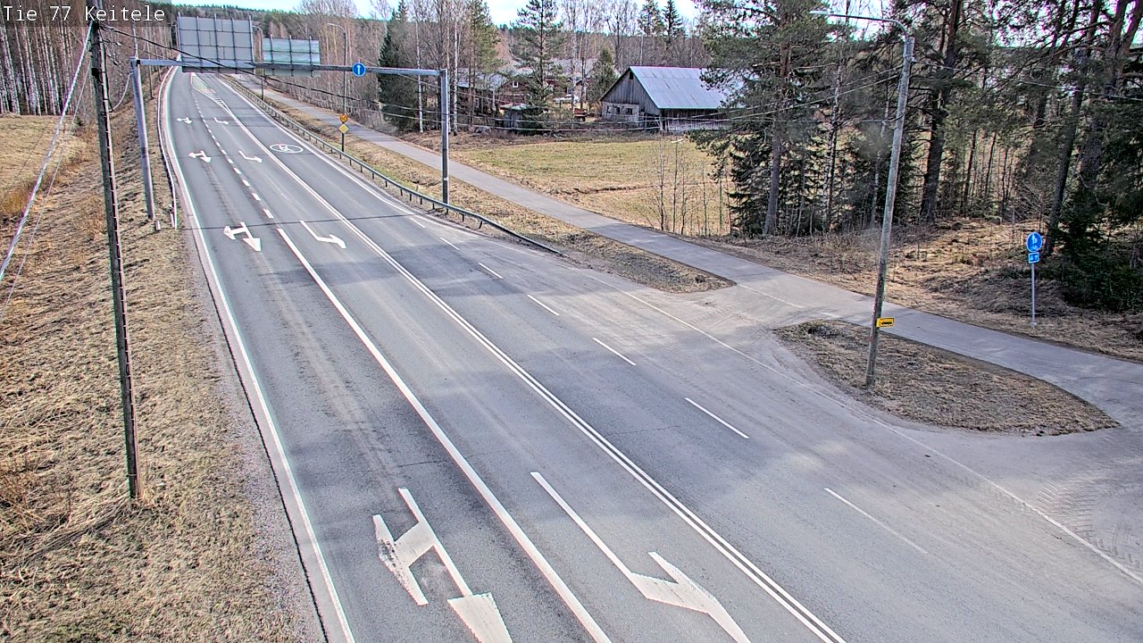Weather Camera Image Väg 77 Keitele, Keitele, Pohjois-Savo