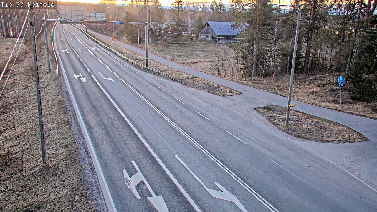 Weather Camera Image Väg 77 Keitele, Keitele, Pohjois-Savo