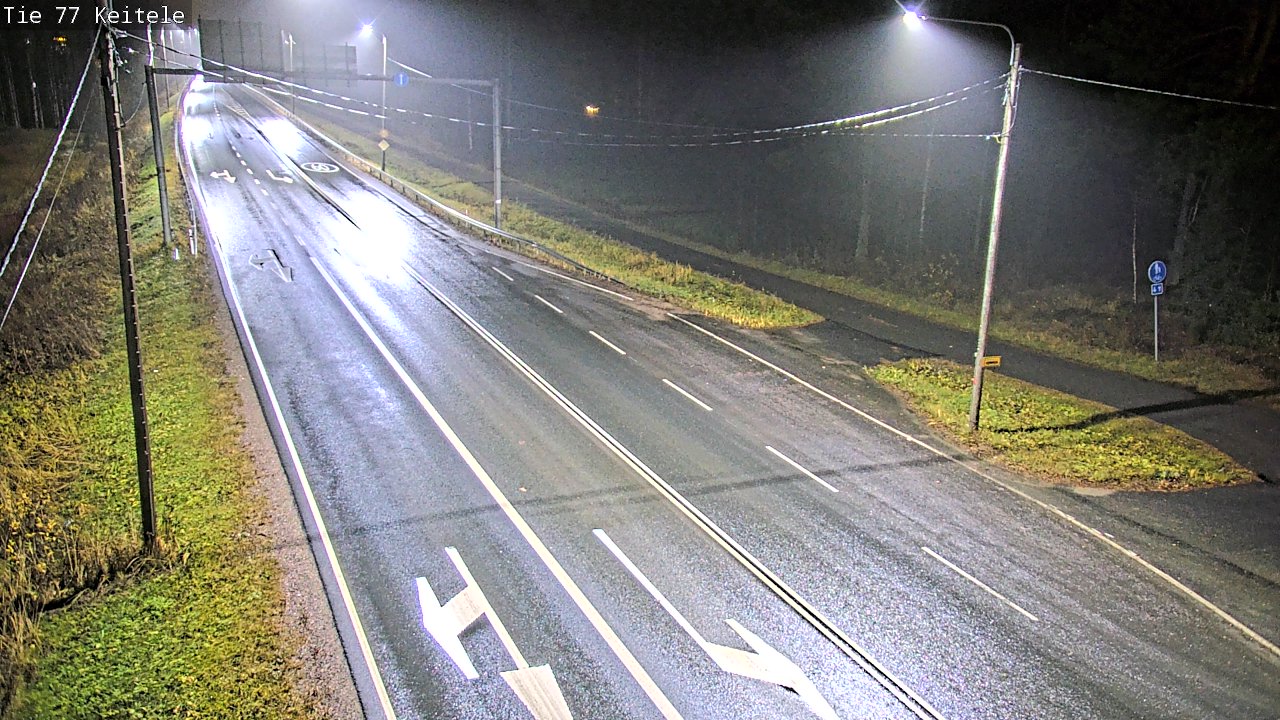 Weather Camera Image Road 77 Keitele, Keitele, Pohjois-Savo