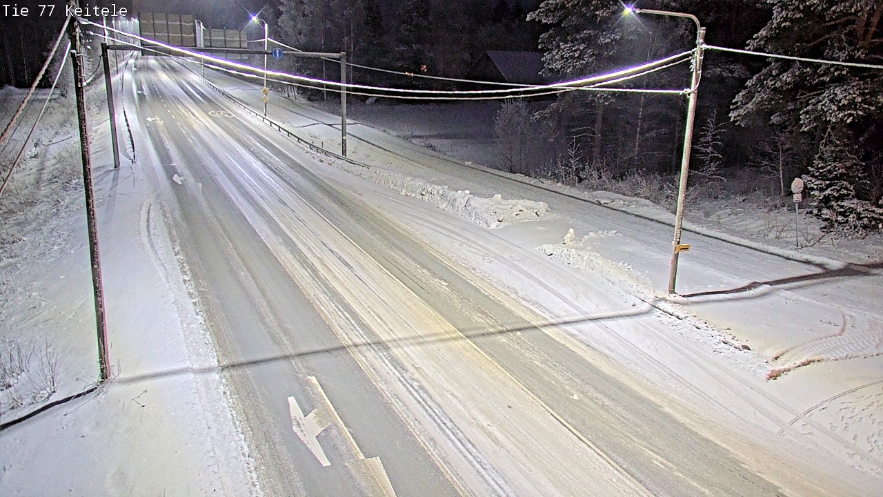 Weather Camera Image Väg 77 Keitele, Keitele, Pohjois-Savo