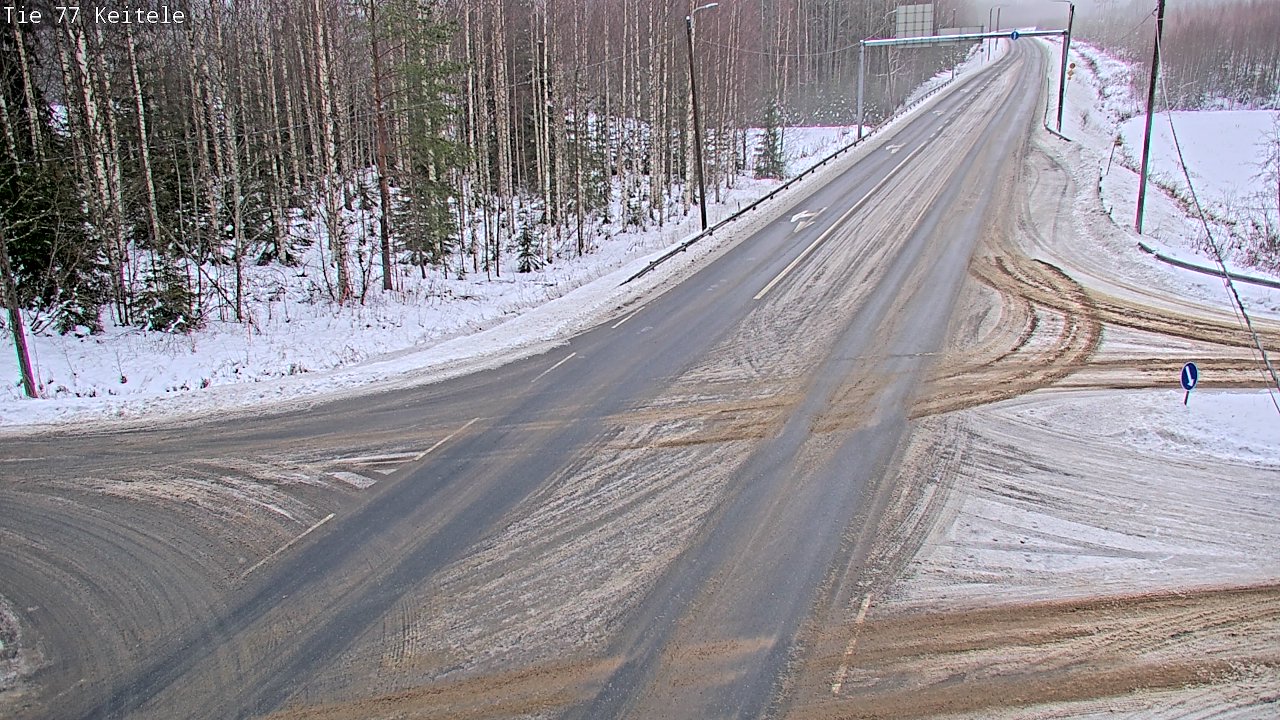 Weather Camera Image Väg 77 Keitele, Keitele, Pohjois-Savo