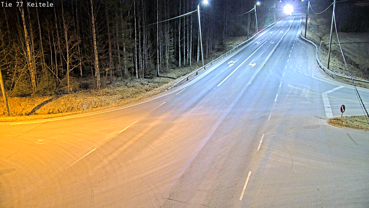 Weather Camera Image Road 77 Keitele, Keitele, Pohjois-Savo