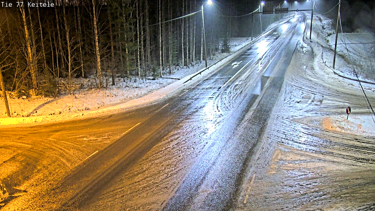 Weather Camera Image Väg 77 Keitele, Keitele, Pohjois-Savo