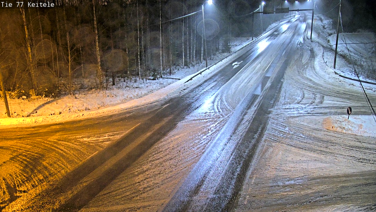 Weather Camera Image Väg 77 Keitele, Keitele, Pohjois-Savo