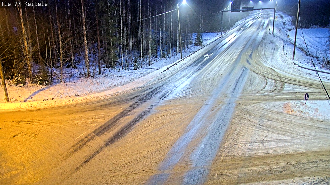 Weather Camera Image Väg 77 Keitele, Keitele, Pohjois-Savo