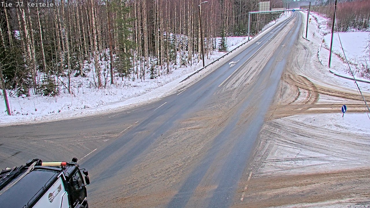 Weather Camera Image Väg 77 Keitele, Keitele, Pohjois-Savo