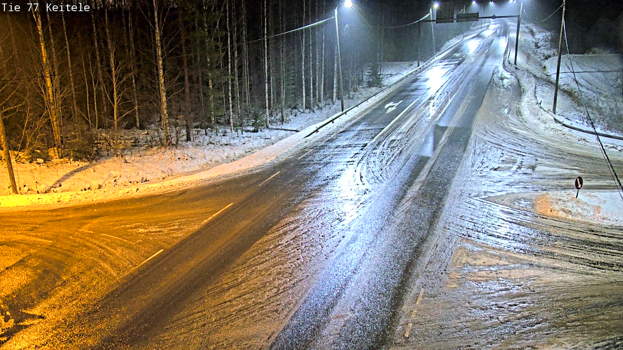Weather Camera Image Väg 77 Keitele, Keitele, Pohjois-Savo