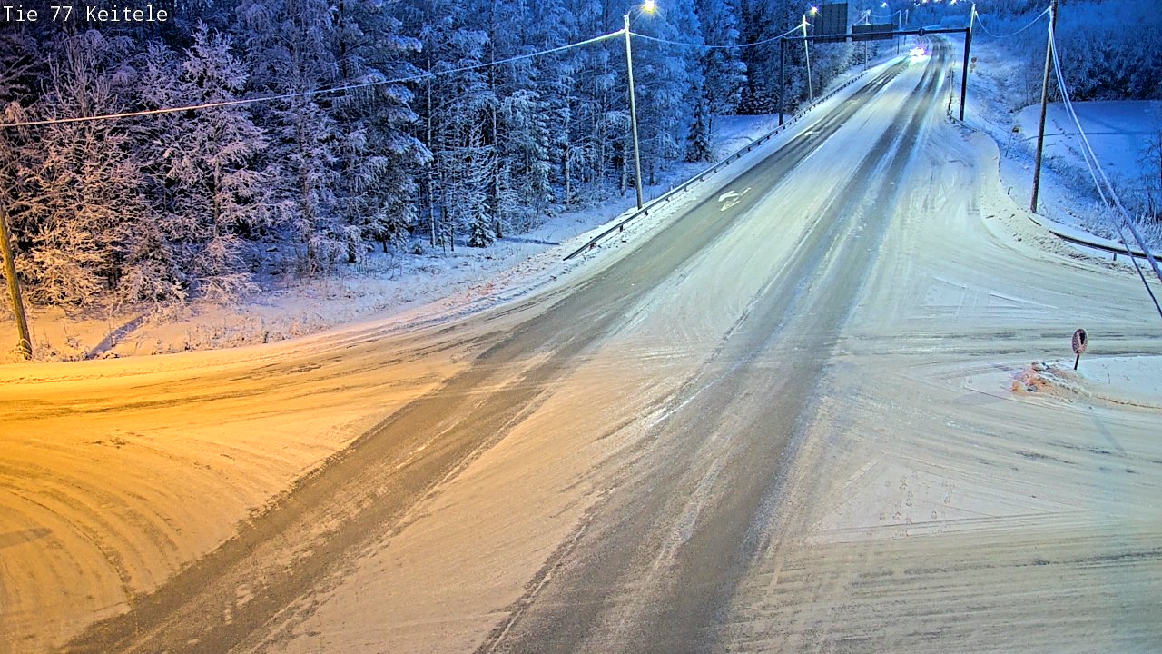 Weather Camera Image Väg 77 Keitele, Keitele, Pohjois-Savo