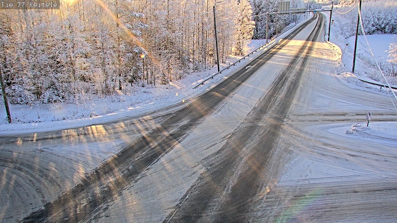 Weather Camera Image Väg 77 Keitele, Keitele, Pohjois-Savo