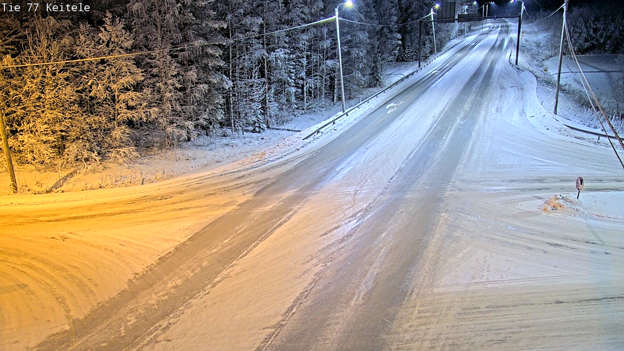 Weather Camera Image Väg 77 Keitele, Keitele, Pohjois-Savo