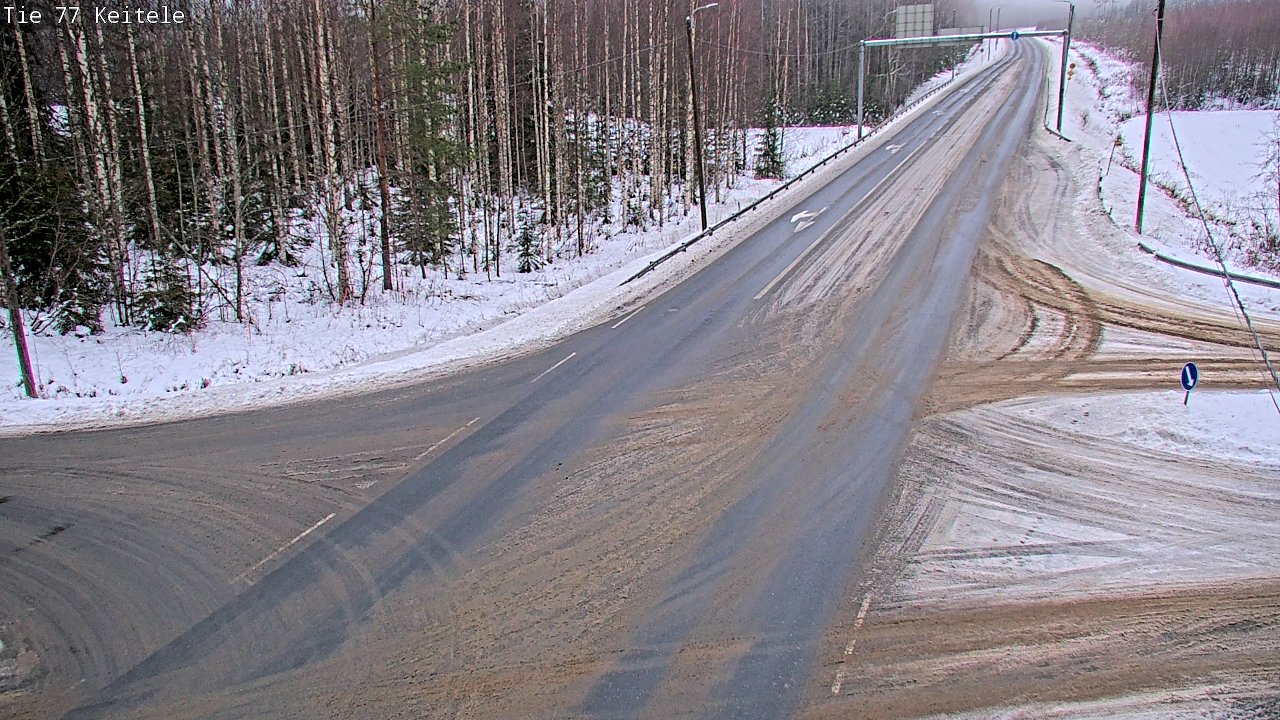 Weather Camera Image Väg 77 Keitele, Keitele, Pohjois-Savo