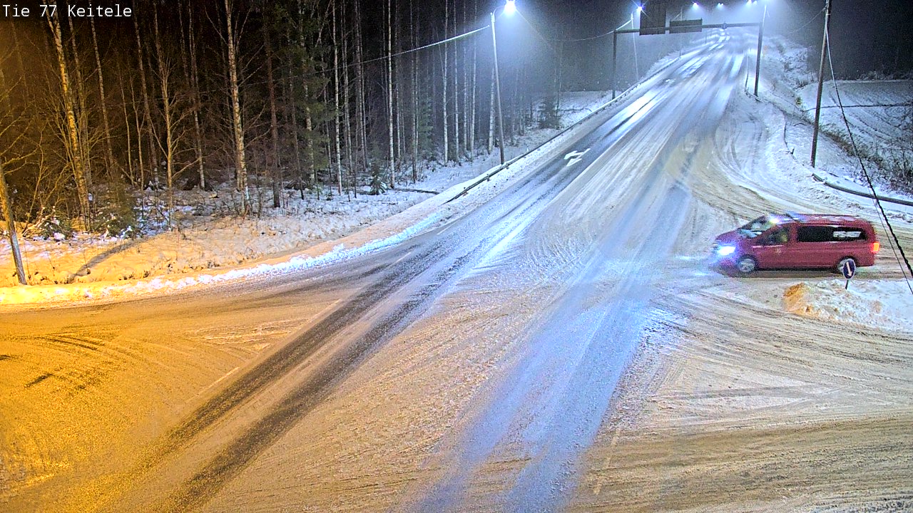 Weather Camera Image Väg 77 Keitele, Keitele, Pohjois-Savo