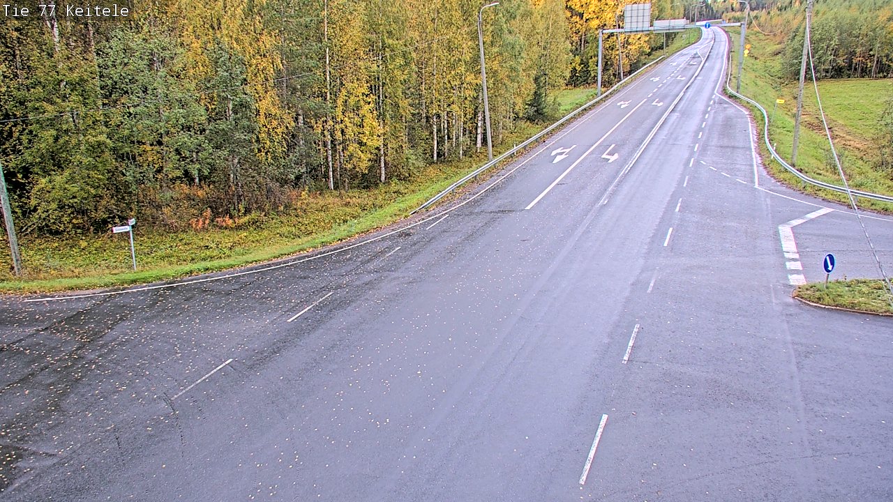 Weather Camera Image Road 77 Keitele, Keitele, Pohjois-Savo