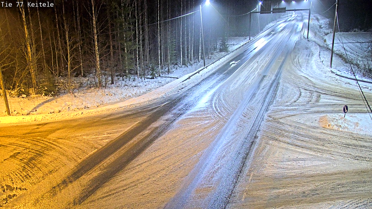 Weather Camera Image Väg 77 Keitele, Keitele, Pohjois-Savo