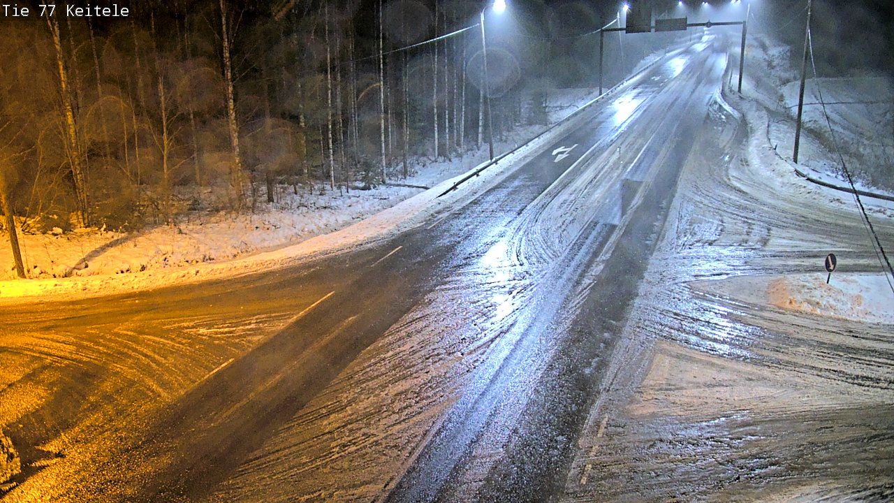 Weather Camera Image Väg 77 Keitele, Keitele, Pohjois-Savo