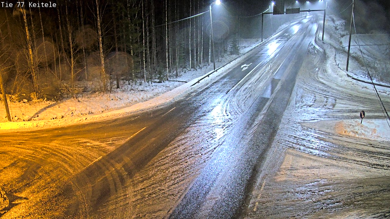 Weather Camera Image Väg 77 Keitele, Keitele, Pohjois-Savo