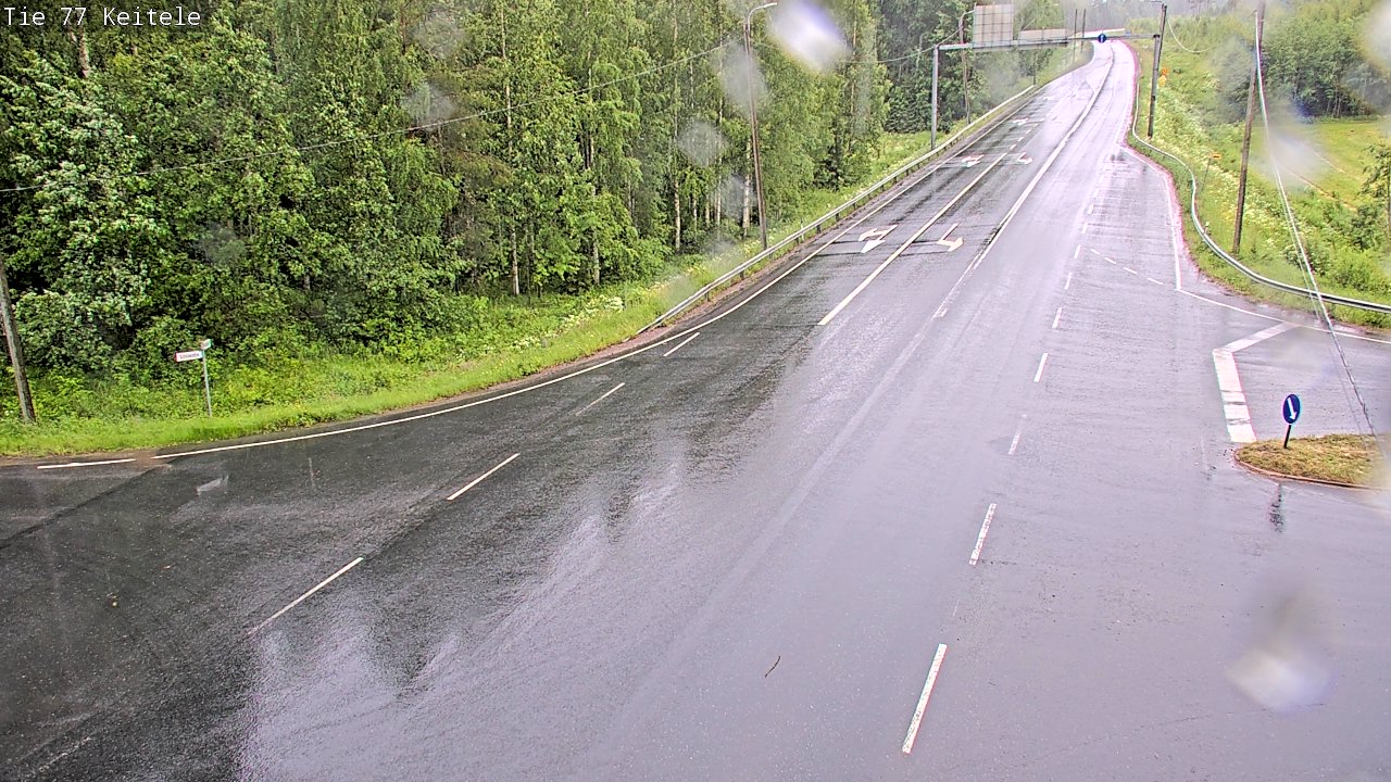 Weather Camera Image Väg 77 Keitele, Keitele, Pohjois-Savo