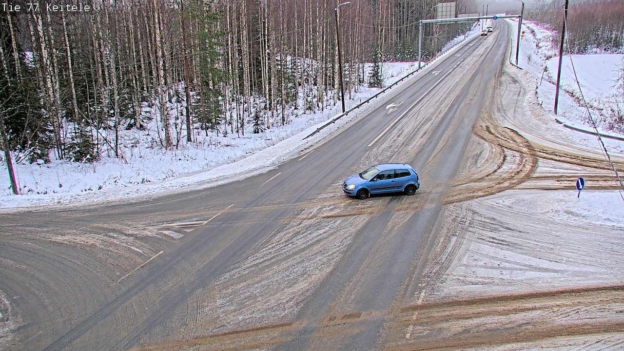 Weather Camera Image Väg 77 Keitele, Keitele, Pohjois-Savo