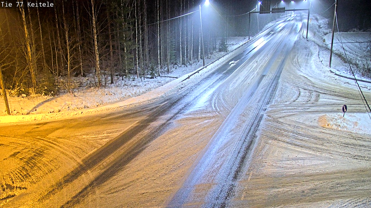 Weather Camera Image Väg 77 Keitele, Keitele, Pohjois-Savo