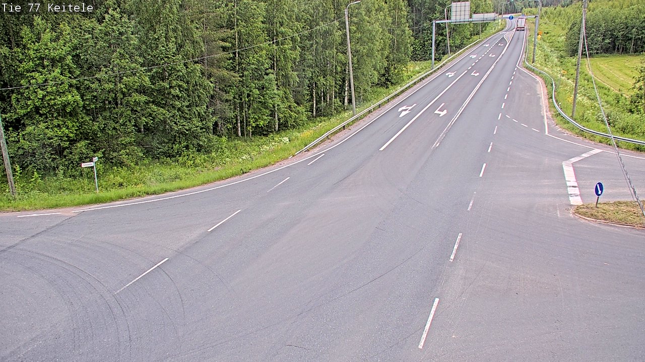 Kelikamerat Kuva Tie 77 Keitele, Keitele, Pohjois-Savo