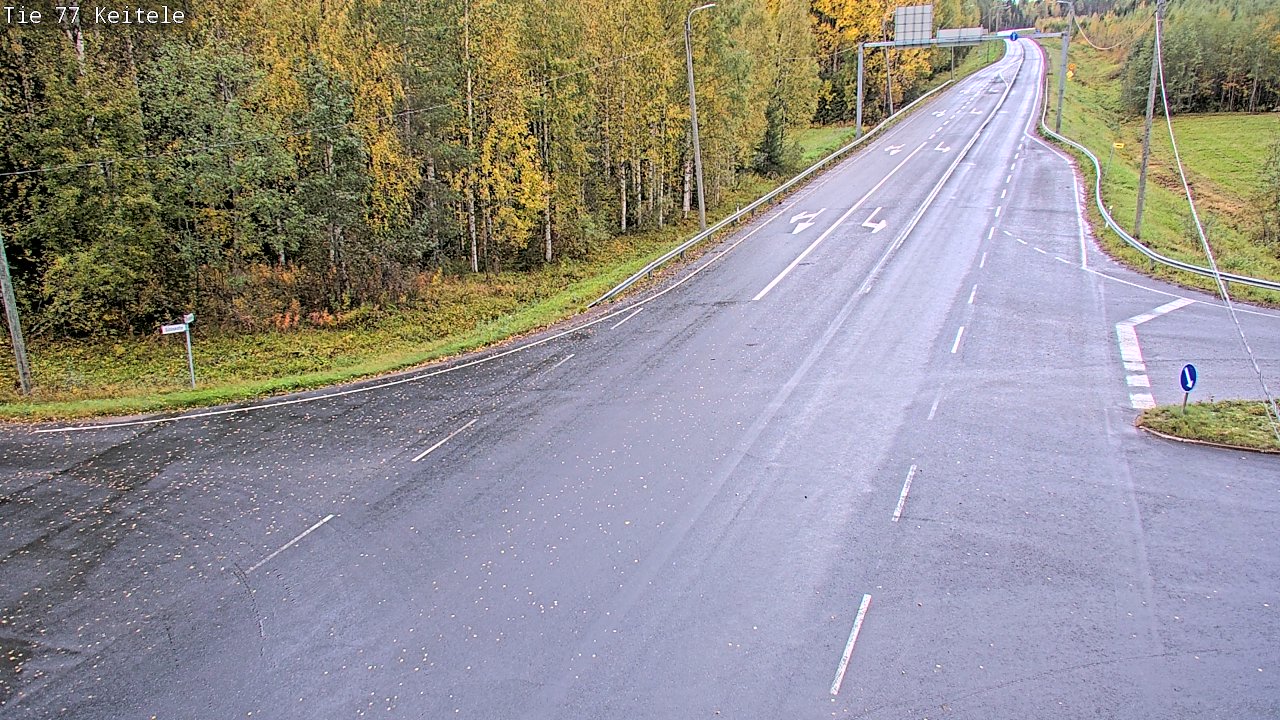 Weather Camera Image Road 77 Keitele, Keitele, Pohjois-Savo