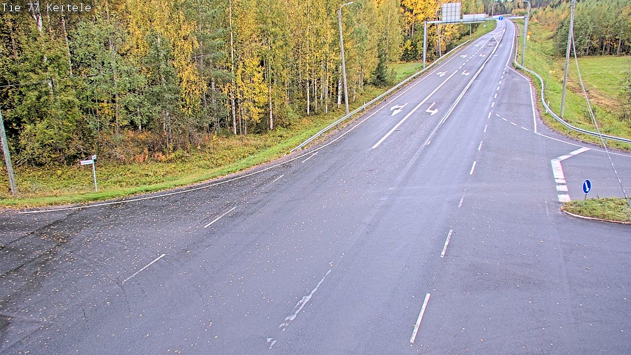 Weather Camera Image Road 77 Keitele, Keitele, Pohjois-Savo