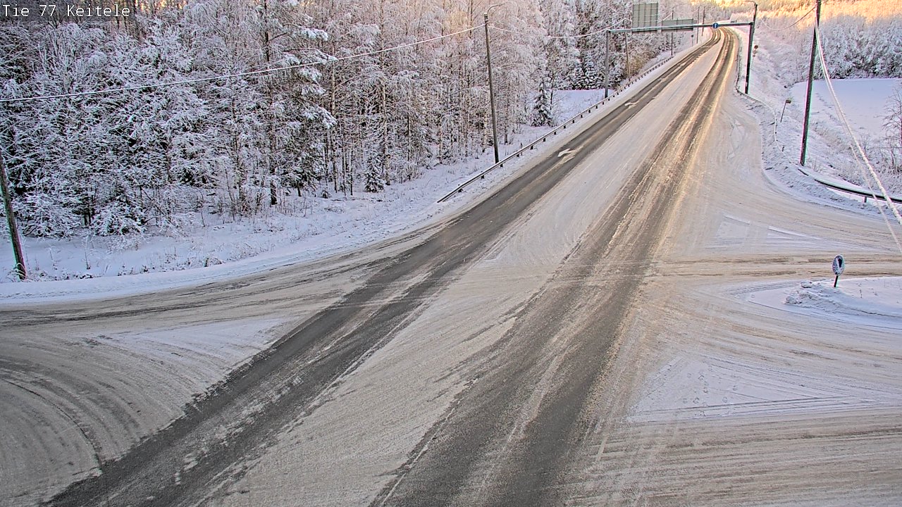 Weather Camera Image Väg 77 Keitele, Keitele, Pohjois-Savo