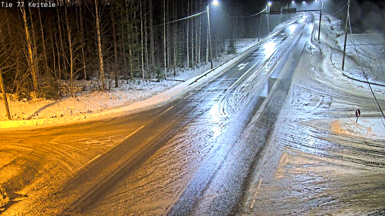 Weather Camera Image Väg 77 Keitele, Keitele, Pohjois-Savo