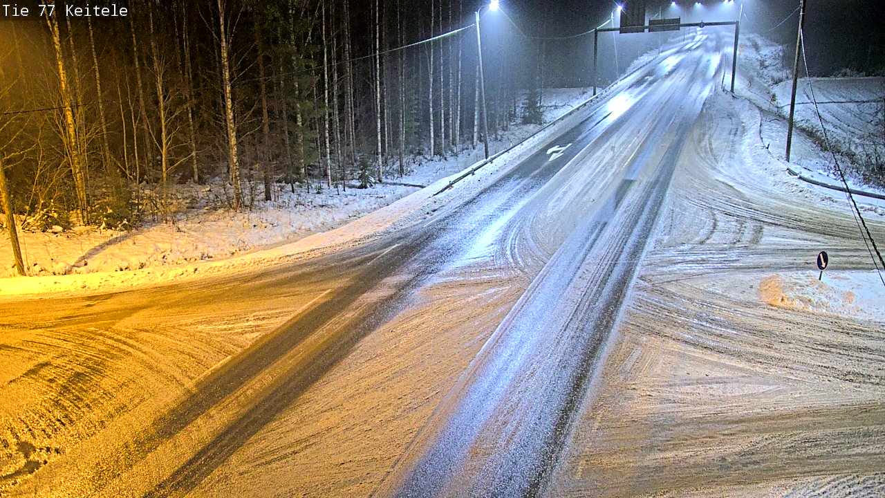 Weather Camera Image Väg 77 Keitele, Keitele, Pohjois-Savo