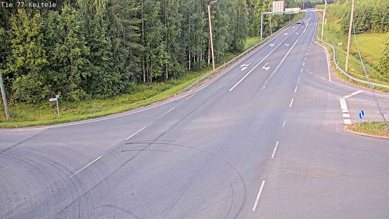 Weather Camera Image Väg 77 Keitele, Keitele, Pohjois-Savo