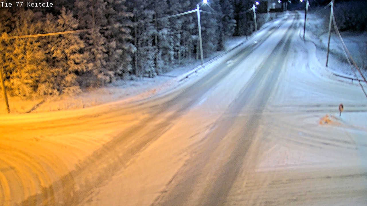 Weather Camera Image Road 77 Keitele, Keitele, Pohjois-Savo