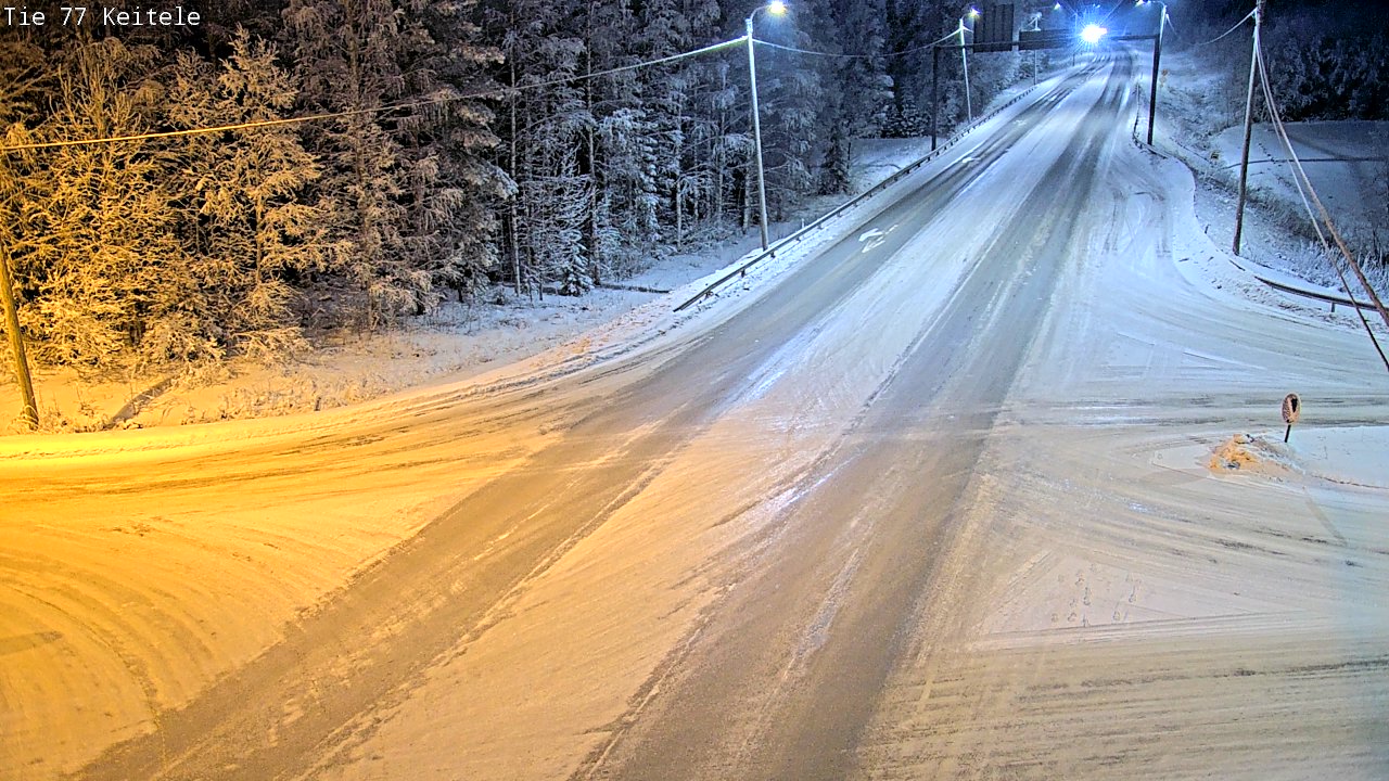 Weather Camera Image Väg 77 Keitele, Keitele, Pohjois-Savo