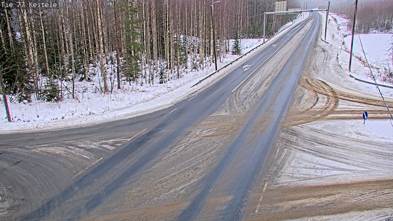 Weather Camera Image Väg 77 Keitele, Keitele, Pohjois-Savo