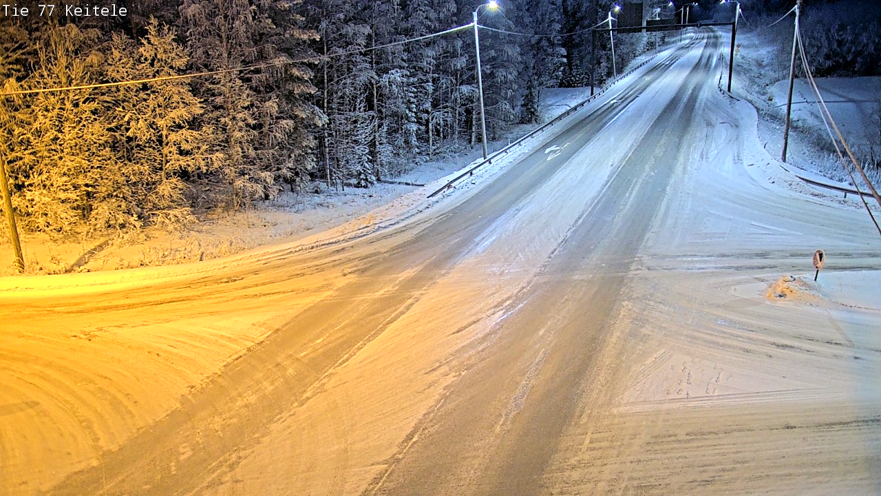 Weather Camera Image Väg 77 Keitele, Keitele, Pohjois-Savo