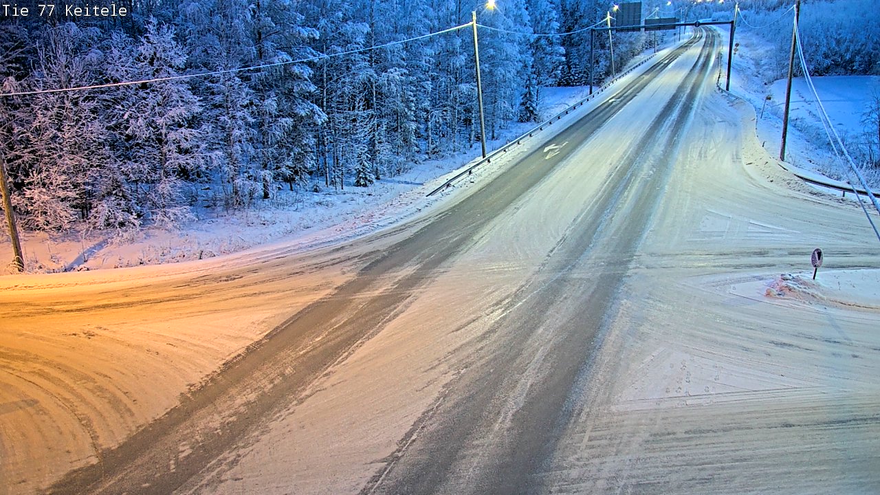 Weather Camera Image Väg 77 Keitele, Keitele, Pohjois-Savo
