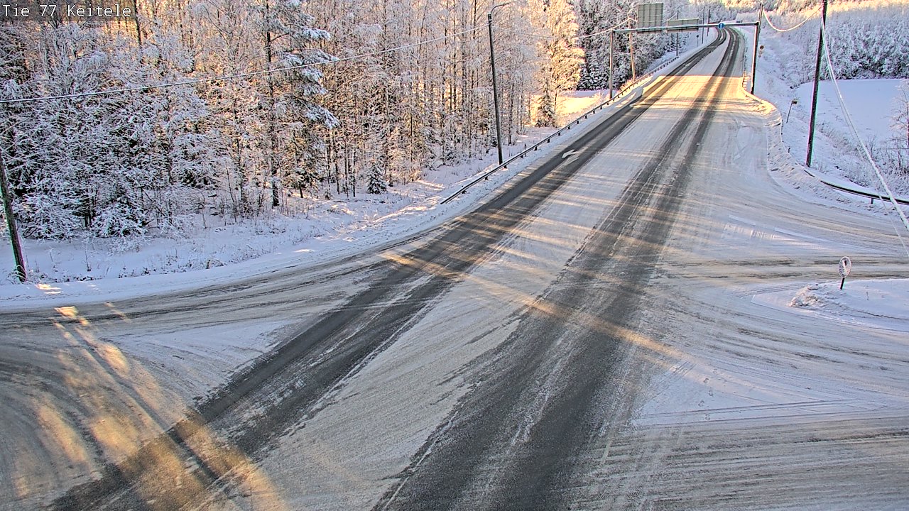 Weather Camera Image Väg 77 Keitele, Keitele, Pohjois-Savo