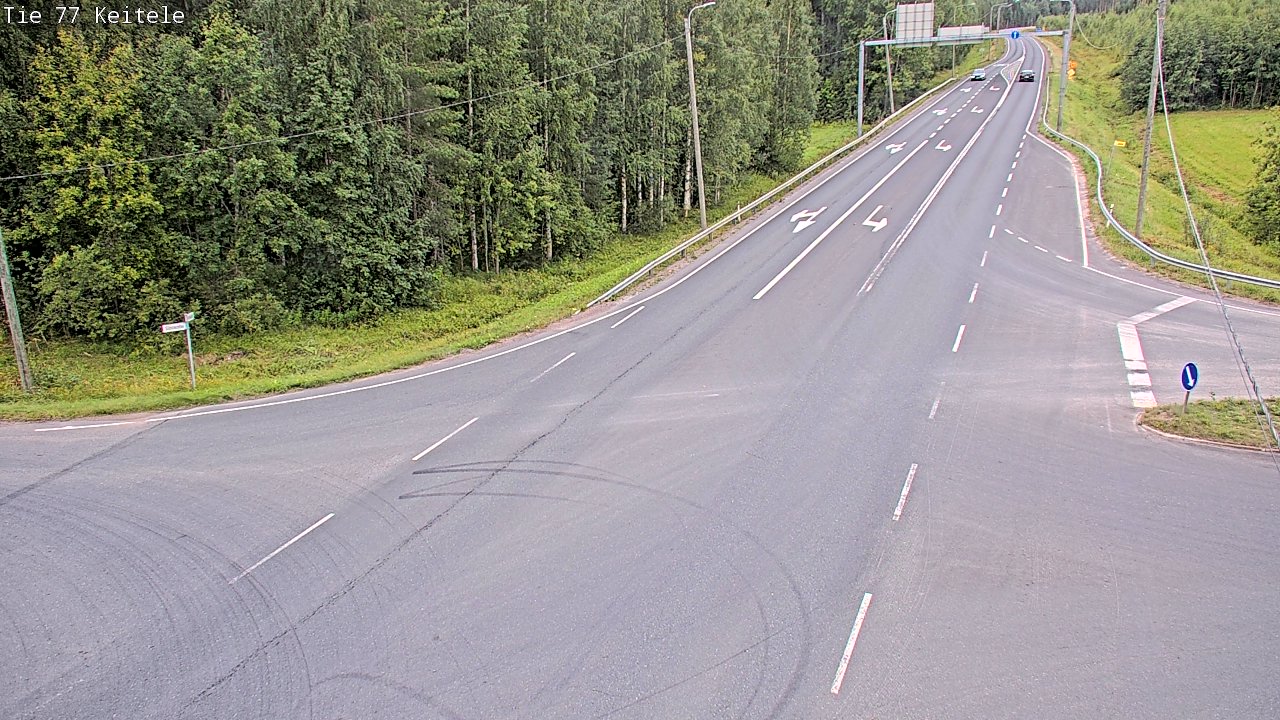 Weather Camera Image Road 77 Keitele, Keitele, Pohjois-Savo