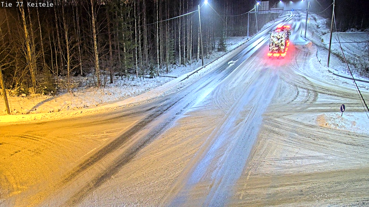 Weather Camera Image Väg 77 Keitele, Keitele, Pohjois-Savo