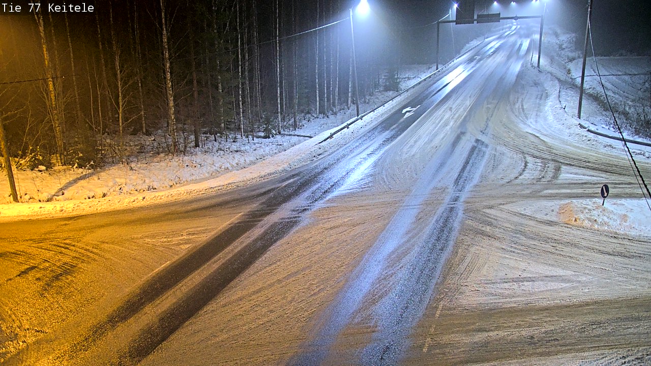 Weather Camera Image Väg 77 Keitele, Keitele, Pohjois-Savo