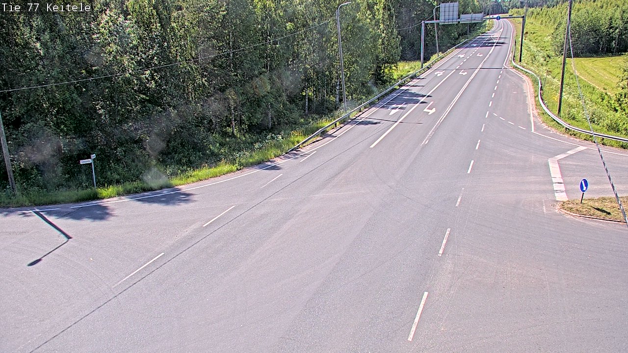 Kelikamerat Kuva Tie 77 Keitele, Keitele, Pohjois-Savo