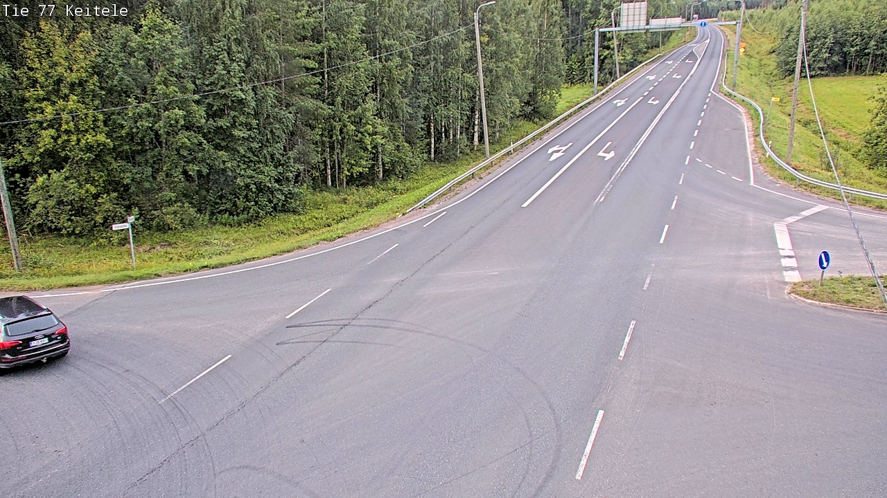 Weather Camera Image Road 77 Keitele, Keitele, Pohjois-Savo