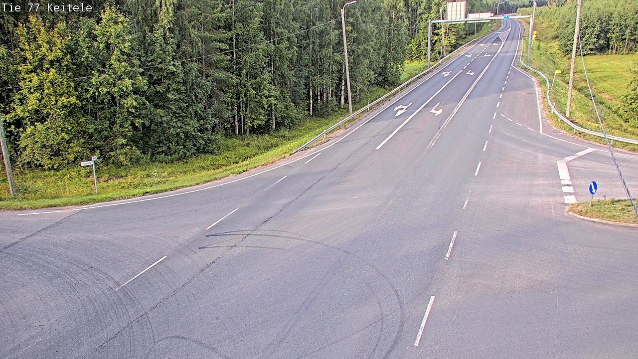 Weather Camera Image Väg 77 Keitele, Keitele, Pohjois-Savo
