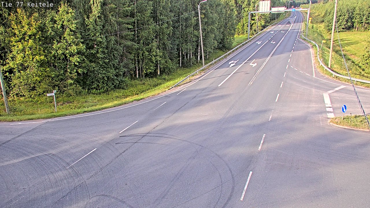 Weather Camera Image Väg 77 Keitele, Keitele, Pohjois-Savo