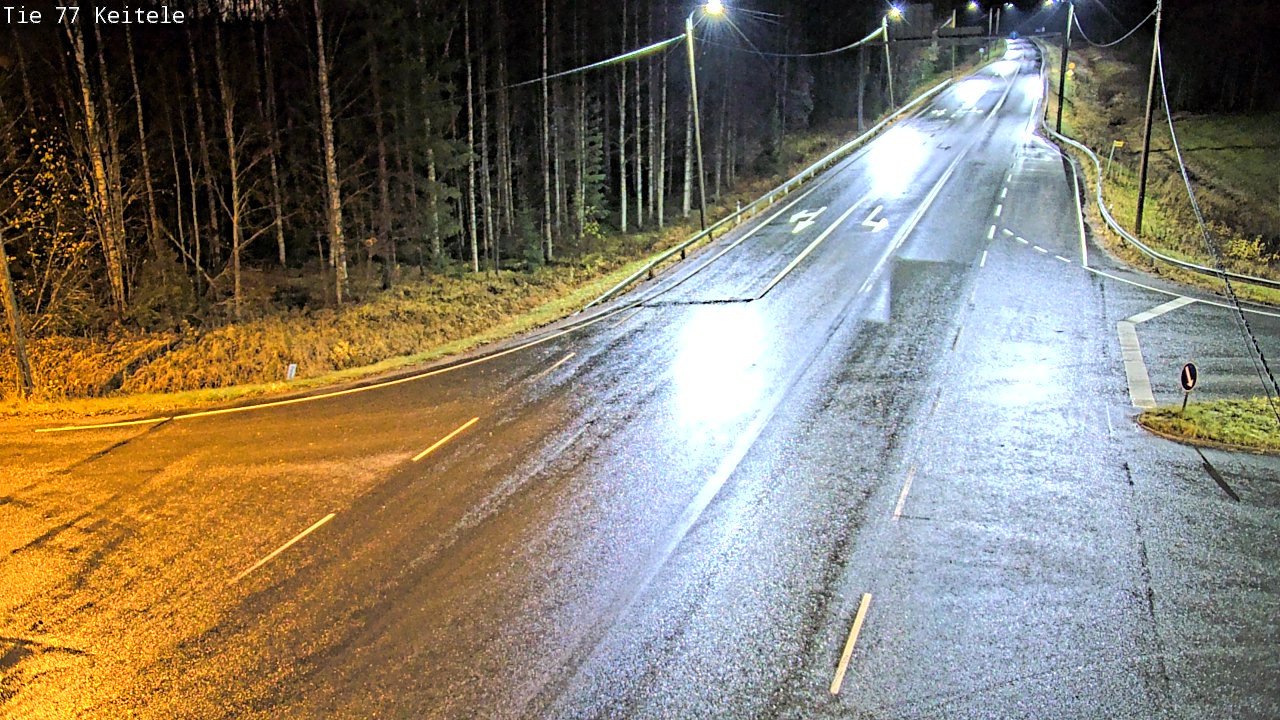 Weather Camera Image Road 77 Keitele, Keitele, Pohjois-Savo
