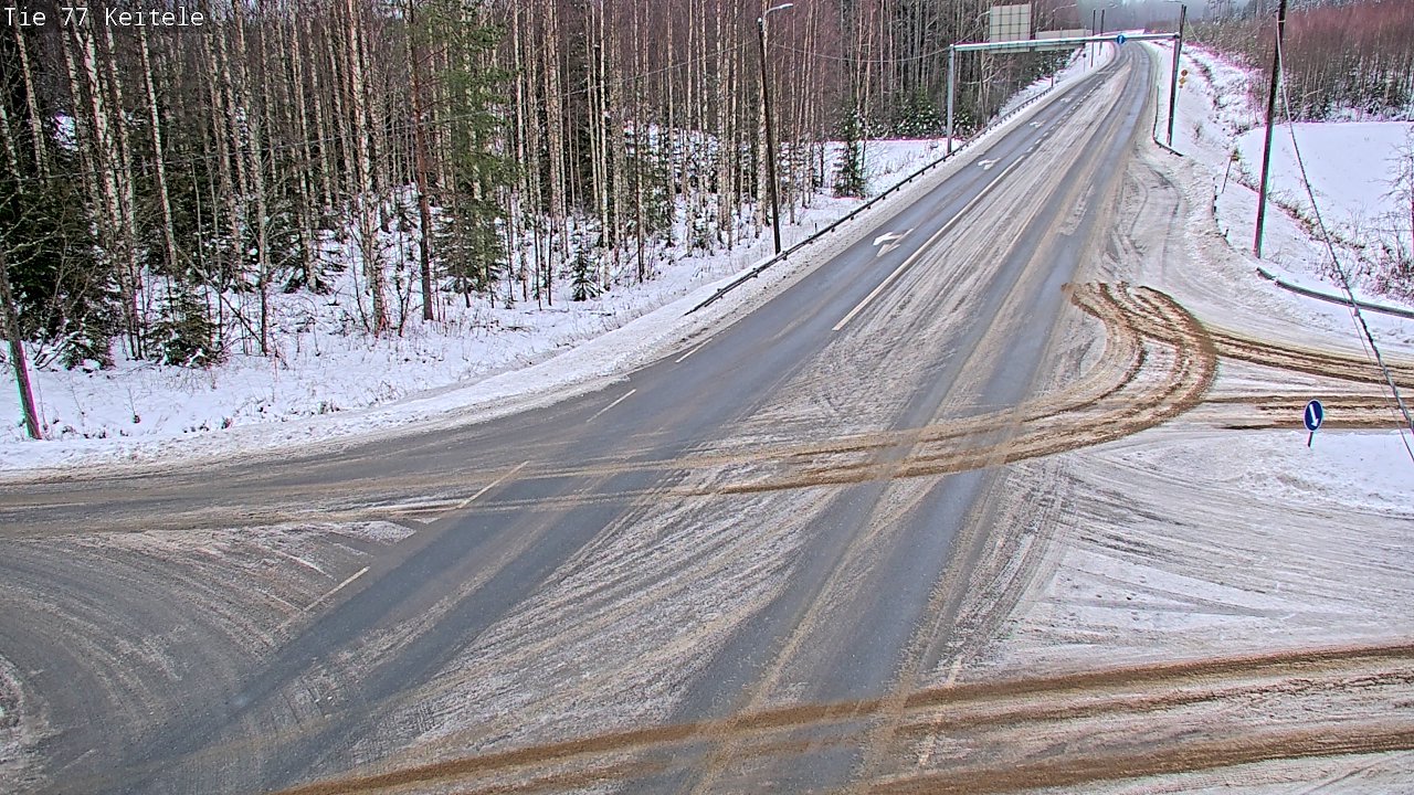 Weather Camera Image Väg 77 Keitele, Keitele, Pohjois-Savo