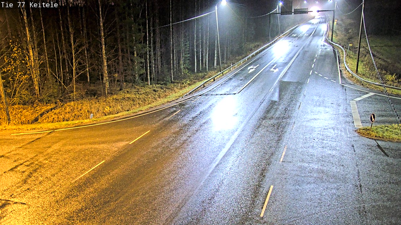 Weather Camera Image Road 77 Keitele, Keitele, Pohjois-Savo