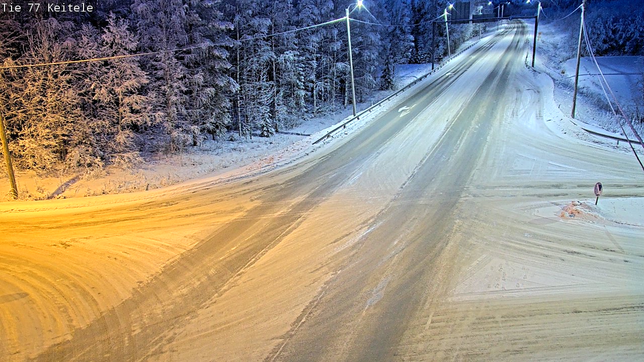 Weather Camera Image Road 77 Keitele, Keitele, Pohjois-Savo