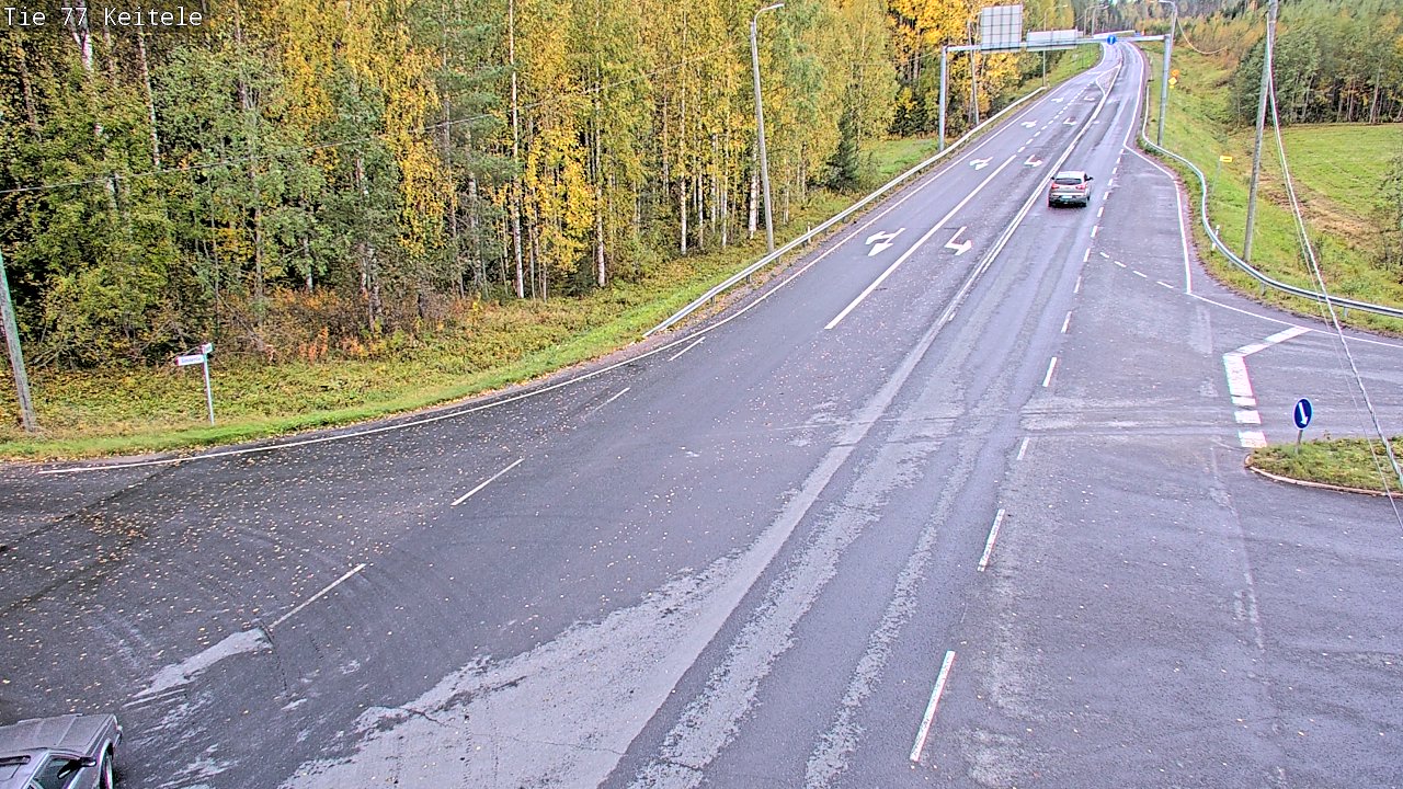 Weather Camera Image Road 77 Keitele, Keitele, Pohjois-Savo